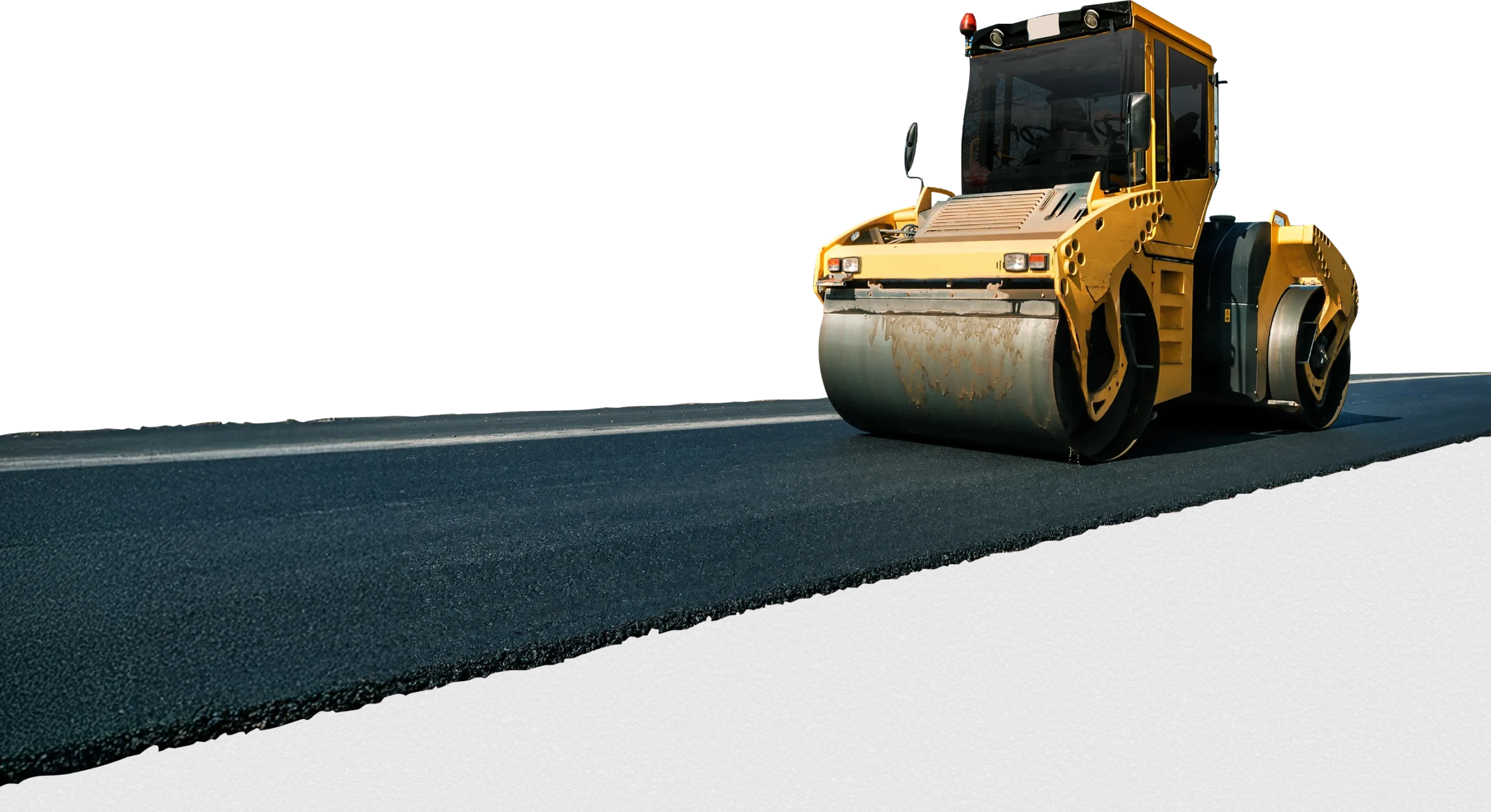Heavy-duty road roller machine