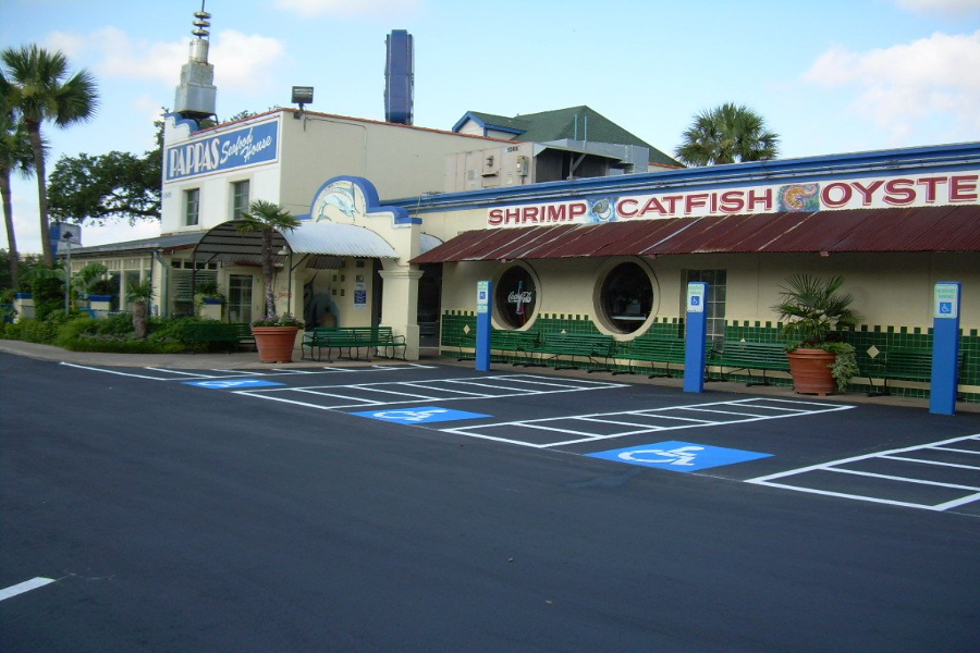 Pappas Brothers Sealcoat and Striping Job